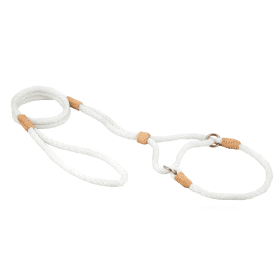 Nylon Martingale Leads (10in x 1/4in or 6mm) (Color: White, size: 10in x 1/4in or 6mm)