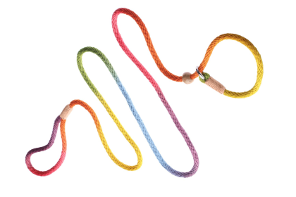 Nylon Slip Leash With 2 Stoppers (6ft  x 5/16in or 8mm) (Color: Blue Combination, size: 6ft  x 5/16in or 8mm)