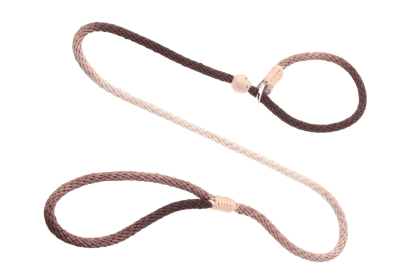 Nylon Slip Leash With 2 Stoppers (6ft  x 5/16in or 8mm) (Color: Black Gold, size: 6ft  x 5/16in or 8mm)