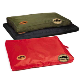 Slumber Pet Toughstructable Dog Bed (Color: Green, size: 42x28in)