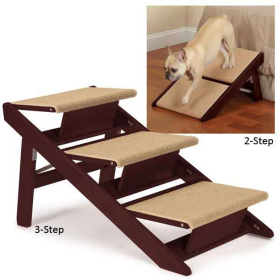 Pet Essentials Convertible 2 Step Dog Stairs and Ramp (size: 3 Steps)