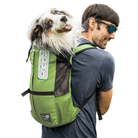 K9 Sport Sack Trainer Dog Carrier Backpack (Color: Greenery, size: Small (13"-17" from collar to tail))