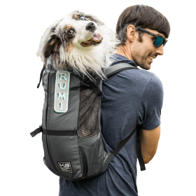 K9 Sport Sack Trainer Dog Carrier Backpack (Color: Iron Gate, size: Large (20"-23" from collar to tail))