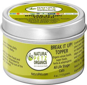 Break It Up! Meal Topper Stone Breakder Stone Eliminator* For Dogs And Cats - Flavored Meal Topper For Stones* (Flavor: Cats No Flavoring)