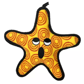 Tuffy Ocean Creature Dog Toy (Color: Yellow, size: One Size)