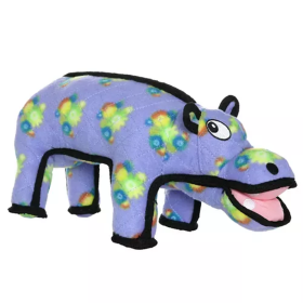 Tuffy Zoo Animal Dog Toy (Color: Violet, size: large)