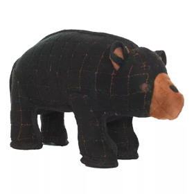 Tuffy Zoo Animal Dog Toy (Color: Black, size: large)