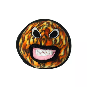 Tuffy Alien Ball Dog Toy (Color: Orange & Yellow, size: One Size)