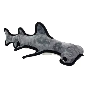 Tuffy Ocean Creature Dog Toy (Color: Gray, size: One Size)