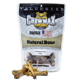 Natural Chicken Feet Dog Treats 1 lb (Quantity: Case- 6)