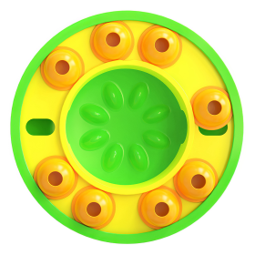 Interactive Dog Puzzle Slow Feeder (Color: Green)