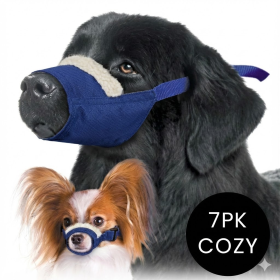 Cozy Quick Professional Dog Muzzle Set (Color: Blue, size: XS - XXXL)