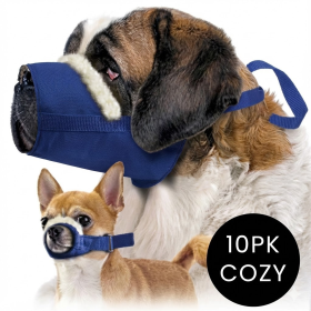 Cozy Quick Professional Dog Muzzle Set (Color: Blue, size: XXS - 5XL)
