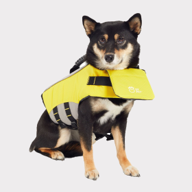 GF Pet Dog Life Vest (Color: Yellow, size: medium)