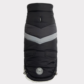 GF Pet Alpine Puffer Dog Coat (Color: Black, size: XL)