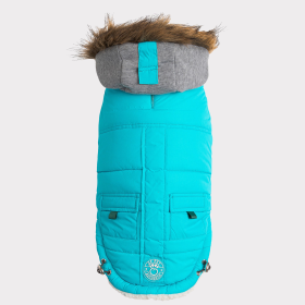 GF Pet  Winter Sailor Parka (size: 2XLColorBlack - Pink - Blue)