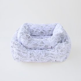 Hello Doggie Deluxe Luxury Bolster Dog Bed (Color: Prism, size: large)