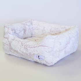 Hello Doggie Whisper Luxury Dog Bed (Color: Baby's Breath, size: small)