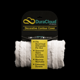 DuraCloud Orthopedic Pet Bed Contour Cover (Color: Sand, size: large)