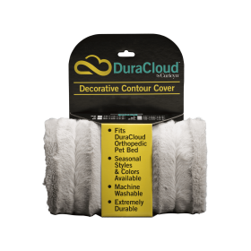 DuraCloud Orthopedic Pet Bed Contour Cover (Color: Silver, size: XX-Large)