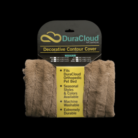 DuraCloud Orthopedic Pet Bed Contour Cover (Color: Mocha, size: XX-Large)