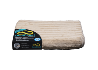 DuraCloud Orthopedic Dog Bed and Crate Pad (Color: Camel, size: large)