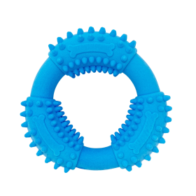 Gnaw Guard Floating Dog Chew Toy (Color: Blue/Pink, size: 2302)