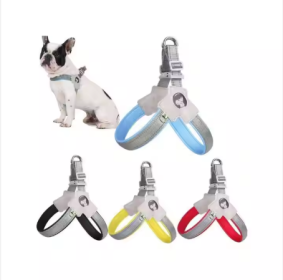 YT Pet Dog Cat Harness, Pet Harness With Leash Group, Adjustable Puppy Harness Comfortable Reflective Easy Control Dog With Leather (Option: Small-Red)