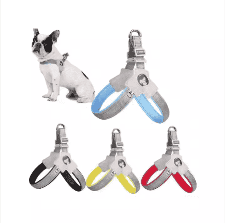YT Pet Dog Cat Harness, Pet Harness With Leash Group, Adjustable Puppy Harness Comfortable Reflective Easy Control Dog With Leather