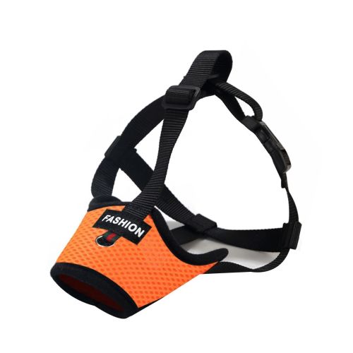 Dog Muzzle,Soft Nylon Muzzle Anti Biting Barking Chewing,Air Mesh Breathable Drinkable Adjustable Loop Pets Muzzle