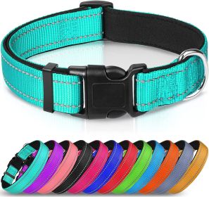 Reflective Dog Collar; Soft Neoprene Padded Breathable Nylon Pet Collar Adjustable for Medium Dogs (Color: BROWN, size: Small (Pack of 1))