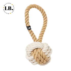What-a-Tug Large Eco-Friendly Rope Toy for Dogs (Pack Of: 1, Color: Tan/Natural)