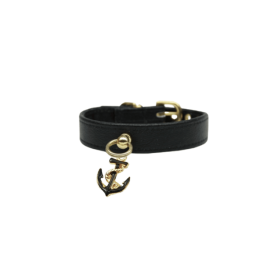 Nautical Charm Dog Collar (Size-Pack Of: 20"-1, Color: Black)