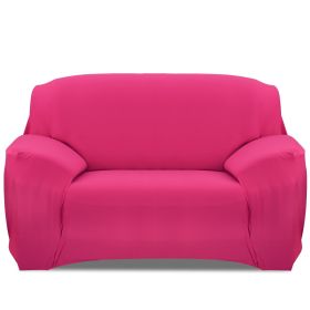 Sofa Cover Printed Stretch Sofa Furniture Cover Soft Sofa Slipcover Polyester Furniture Protector Cover (Color: RoseRed, size: 2Seat)