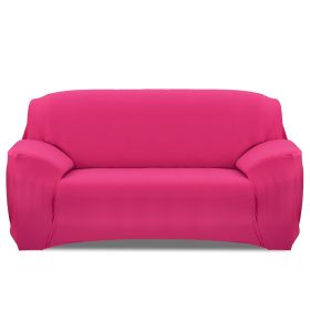 Sofa Cover Printed Stretch Sofa Furniture Cover Soft Sofa Slipcover Polyester Furniture Protector Cover (Color: RoseRed, size: 3Seat)