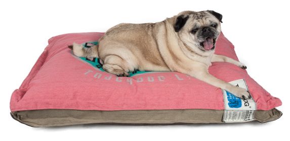 Touchdog Sporty Shock-Stitched Reversible Rectangular Thick Dog Mat (size: large)