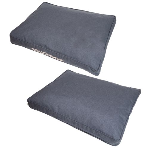 Touchdog 'Hushky' Water-Resistant Premium Rectangular Raised Dog Mat