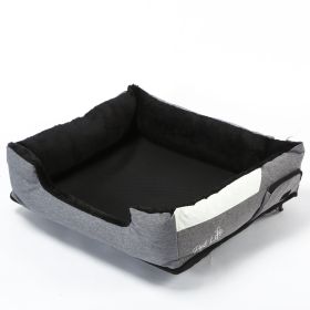 Pet Life "Dream Smart" Electronic Heating and Cooling Smart Pet Bed (Color: GREY, size: medium)