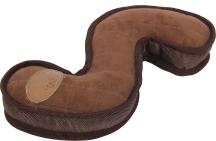Pet Life 'The Outpack' Durable Oxford Nylon and Mesh Squeaking Plush Dog Toy (Color: BROWN)