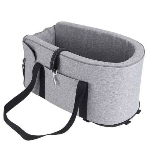 Console Pet Car Seat with Storage Pocket Booster Car Seat Portable Pet Travel Bag Machine Washable Pet Seat Fit For Small Dog Cat Console Pet Car Seat with Storage Pocket Booster Car Seat Portable Pet Travel Bag Machine Washable Pet Seat Fit For Small Dog Cat