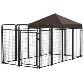 Dog Kennel Outdoor for Large and Medium Dogs, 9.3' x 4.6' x 5.2' (Color: AS PIC)