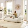 Human Dog Bed, Lazy Sofa Couch, 78.7" Multi-Functional Foldable Sofa Bed, 3-in-1 Teddy Fabric Foam-Filled Sleeper Sofa Bed for Living Room,Guest Bed