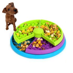 Pet Slow Food Feeder Interactive Toy for Anti Choking Bowl (Type: Pet Supplies, Color: Multi-color)