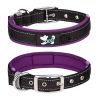 Pet dog collar; diving cloth reflective nylon collar; medium and large dog collar