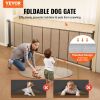 VEVOR Retractable Baby Gate, 34.2" Tall Mesh Baby Gate, Extends up to 116.1" Wide Retractable Gate for Kids or Pets