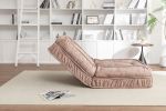 Upholstered Human Dog Bed for Adult & Pets,with 5 Adjustable Position &Massage Pillow, Bean Bag floor sofa with 2 Soft Pillows
