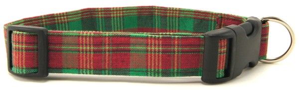 Christmas Plaid Dog Collar (Option: Small)