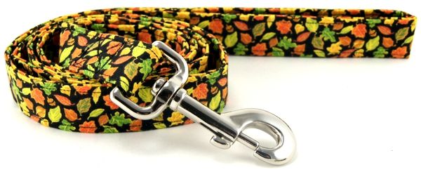 Fall Leaves Dog Leash (Option: Small)