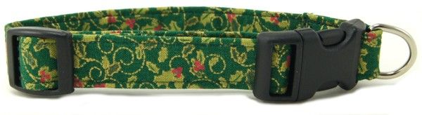 Golden Holly Dog Collar (Option: Large)