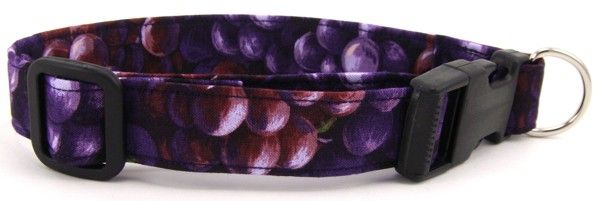 Purple Grapes Dog Collar (Option: Small)